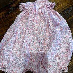 Pink Floral Kids one piece